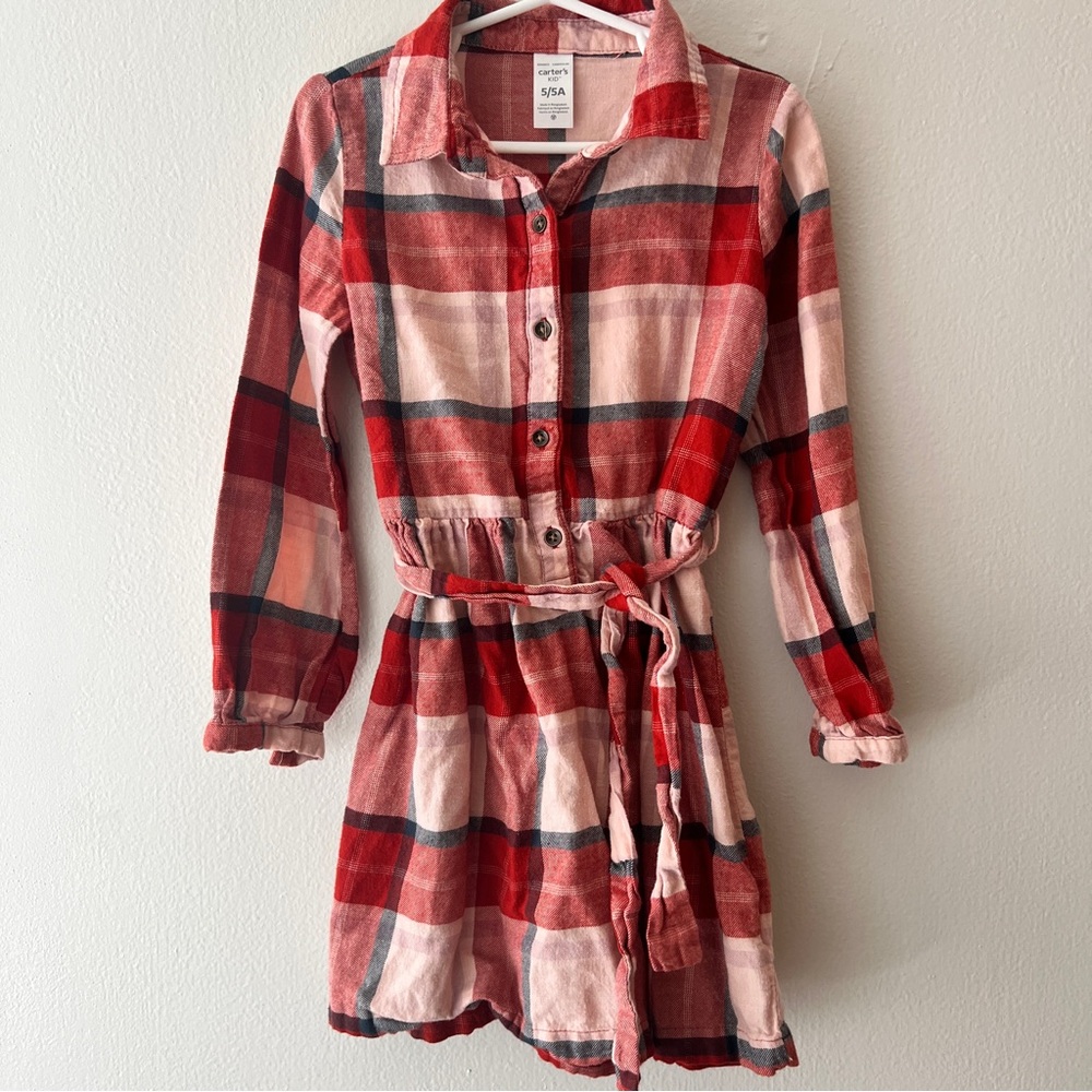 Carter’s Plaid Dress - Picture 1 of 5